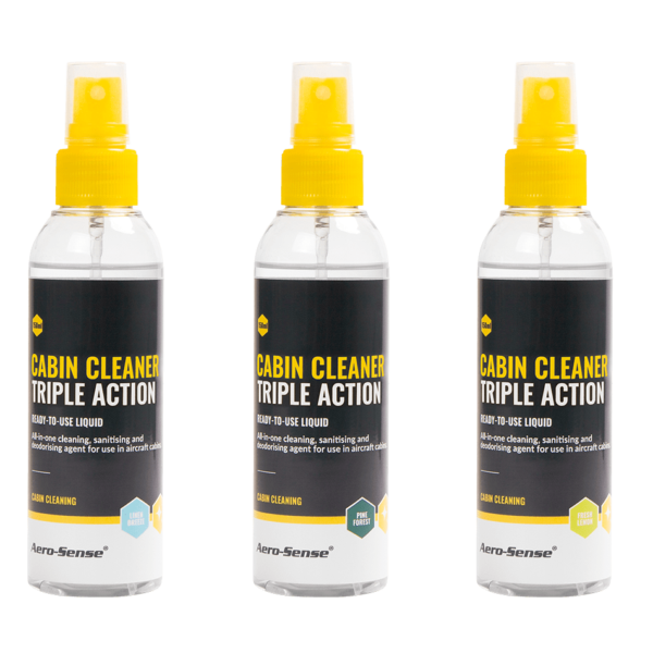 Cabin cleaner triple action