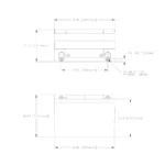 Concorde RG-35AXC Aircraft Battery Technical Drawing