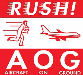 Rush AOG Sticker