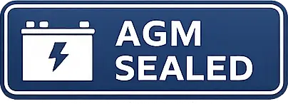 AGM Sealed Aircraft Battery Badge