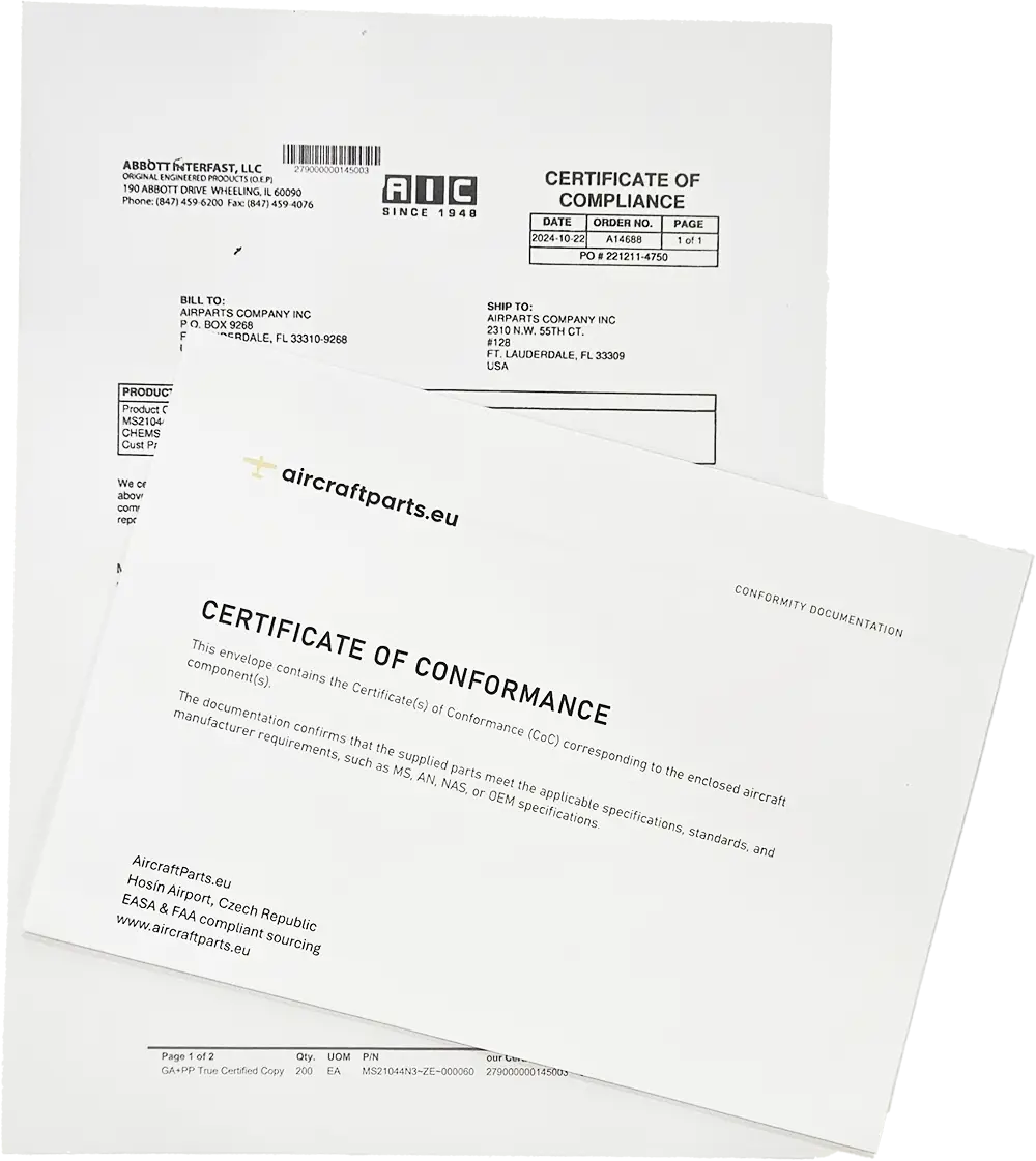 Certificate of Conformance Certificate of Conformance