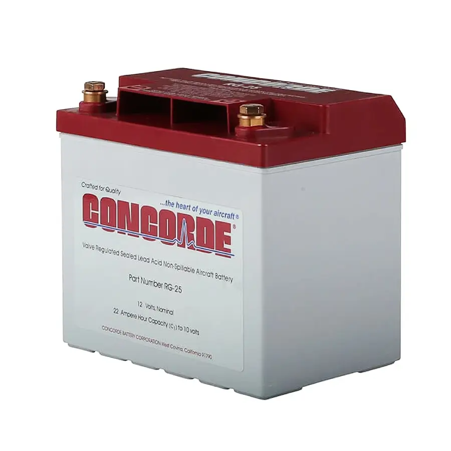 Concorde RG-25 Sealed Aircraft Battery