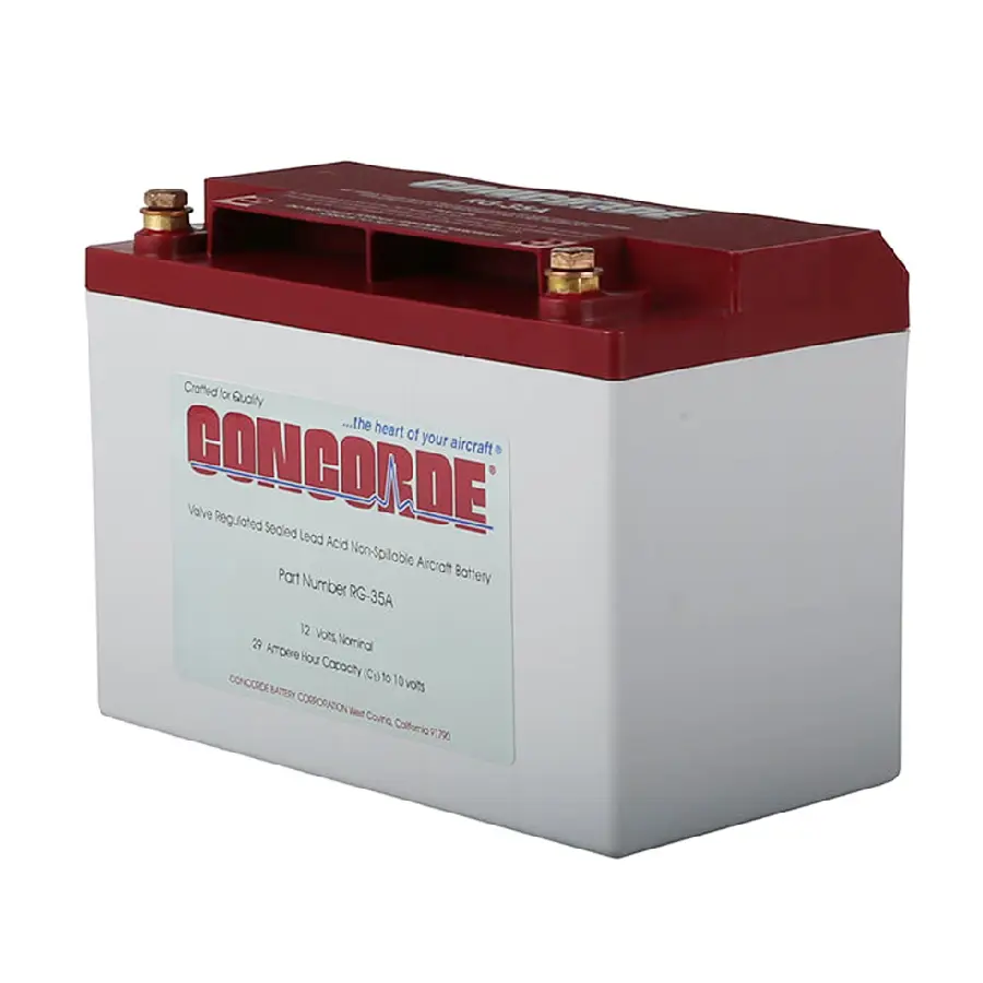 Concorde RG-35A Aircraft Battery
