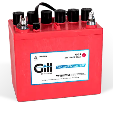Gill G-25 Aircraft Battery