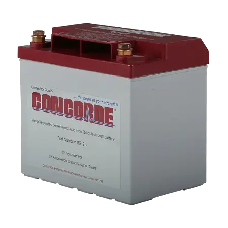 Concorde RG-25 Aircraft Battery