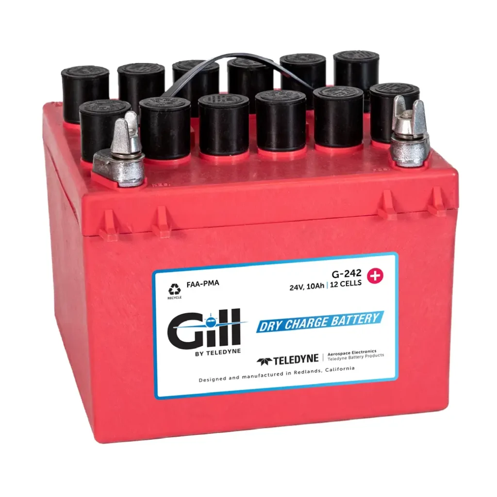 Gill G-242 Dry Charged Aircraft Battery