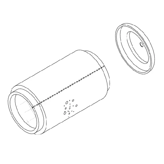 Brackett BA-24 Air Filter for BA-111 Drawing